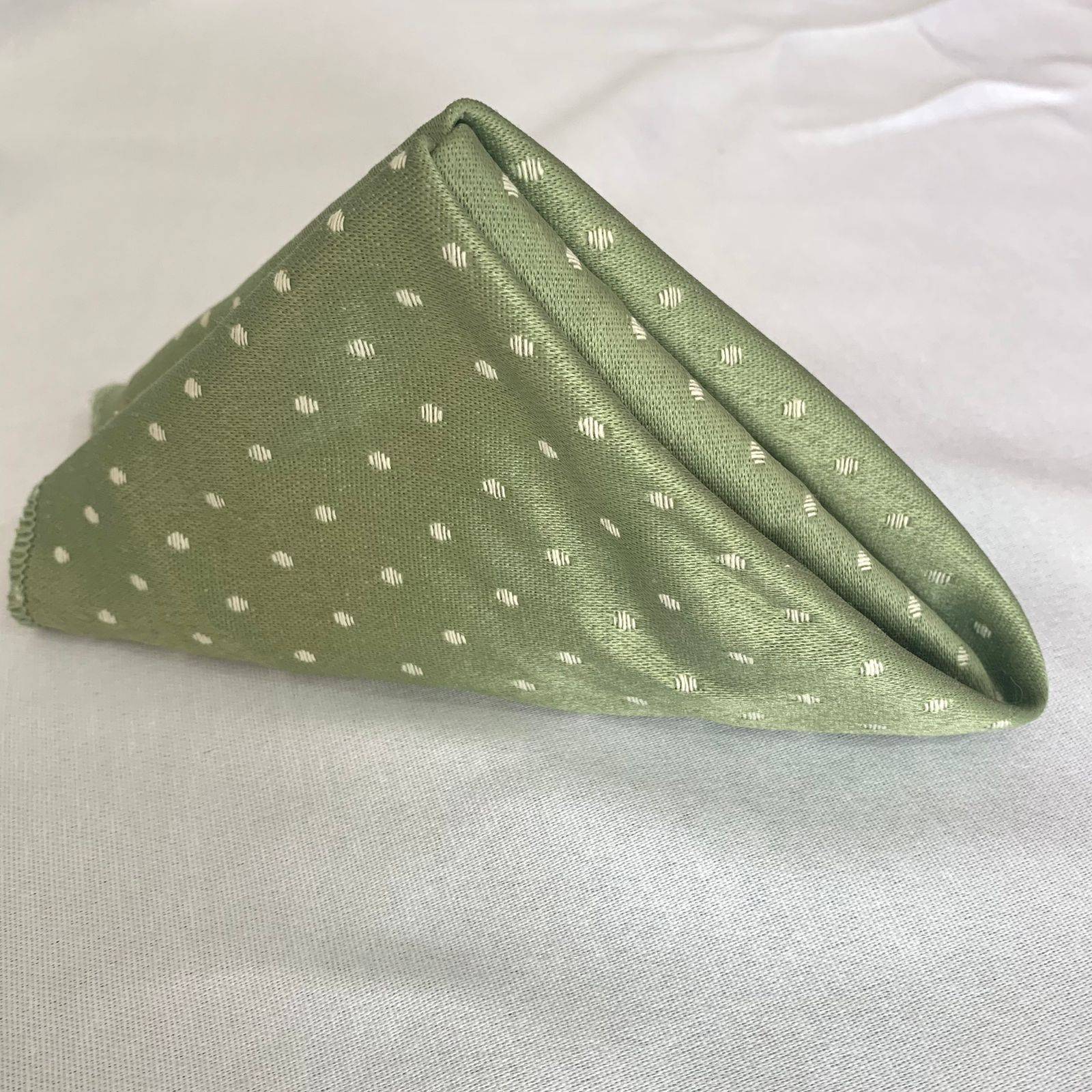 Guardanapo Jacquard Verde nude poá