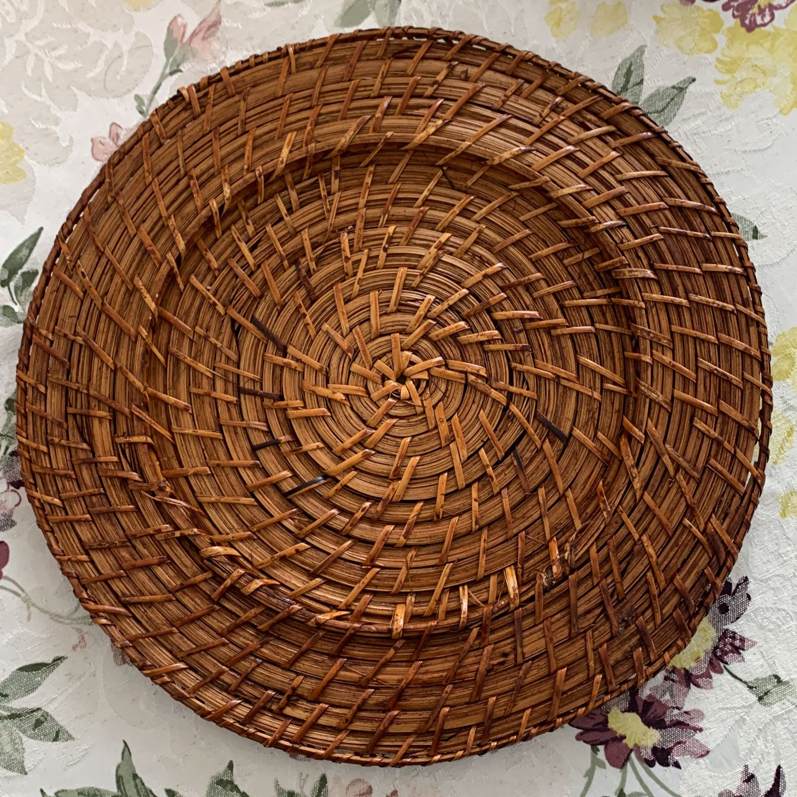Sousplat de rattan