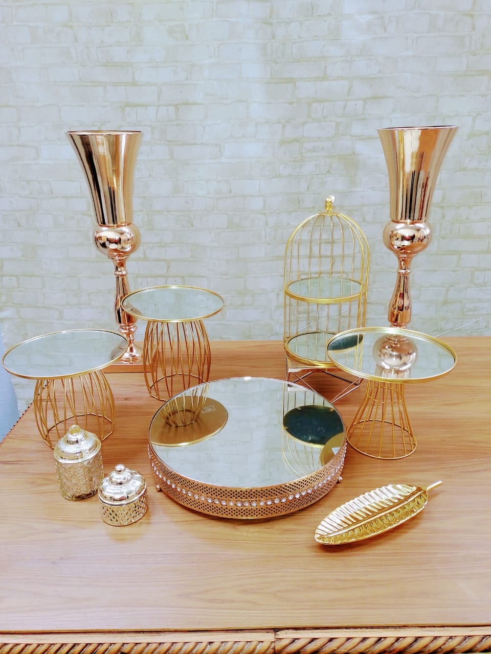 KIT LUXO BÁSICO DOURADO