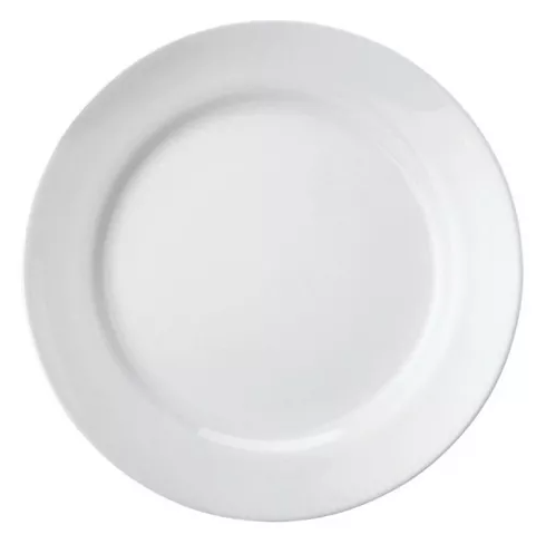 PRATO DE MESA DE PORCELANA REDONDO