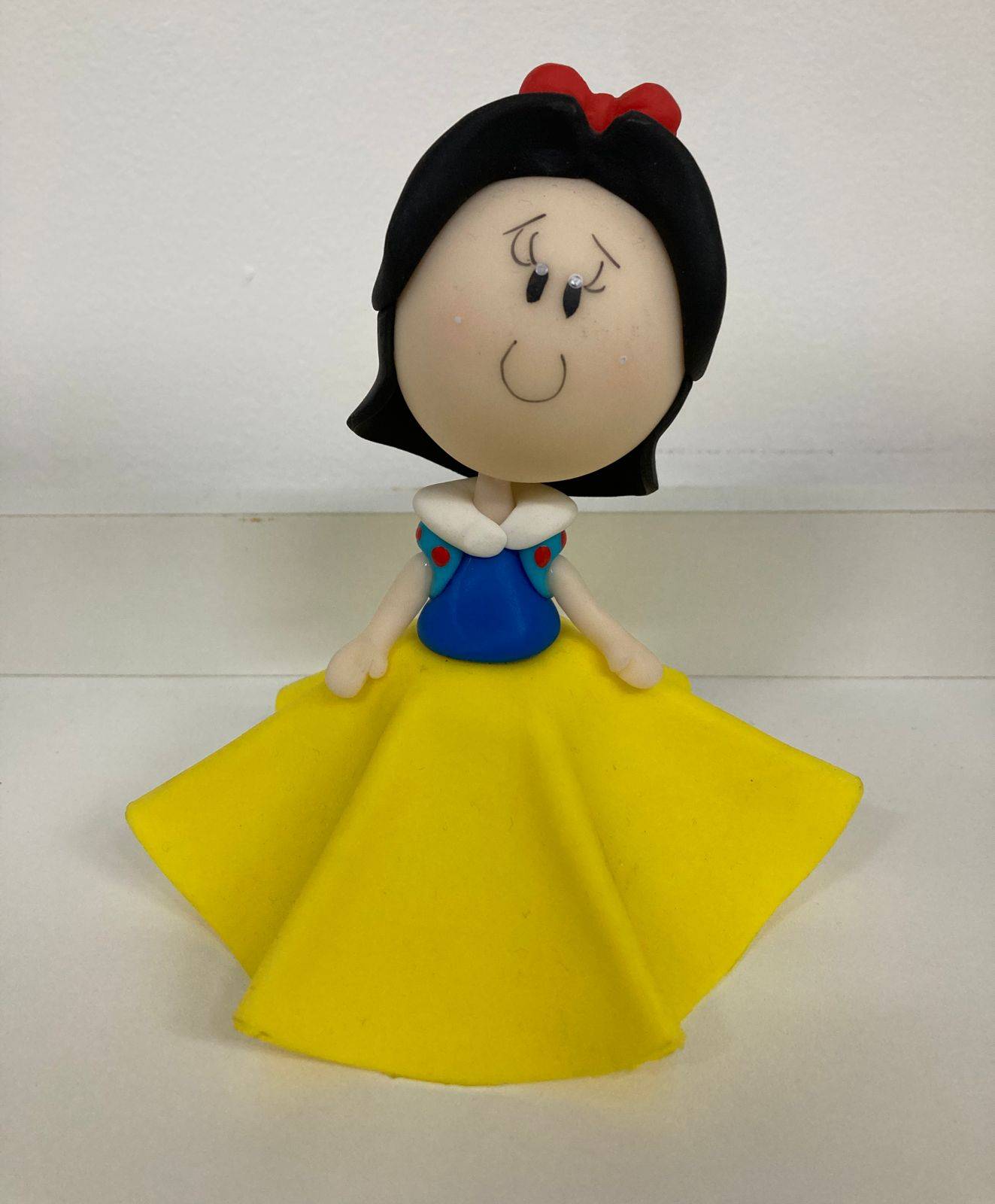 Topo de Bolo Branca de Neve Biscuit