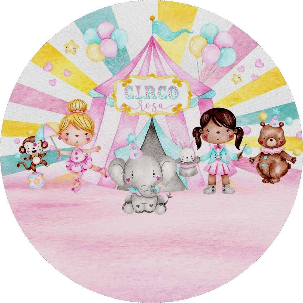 Painel Circo Rosa