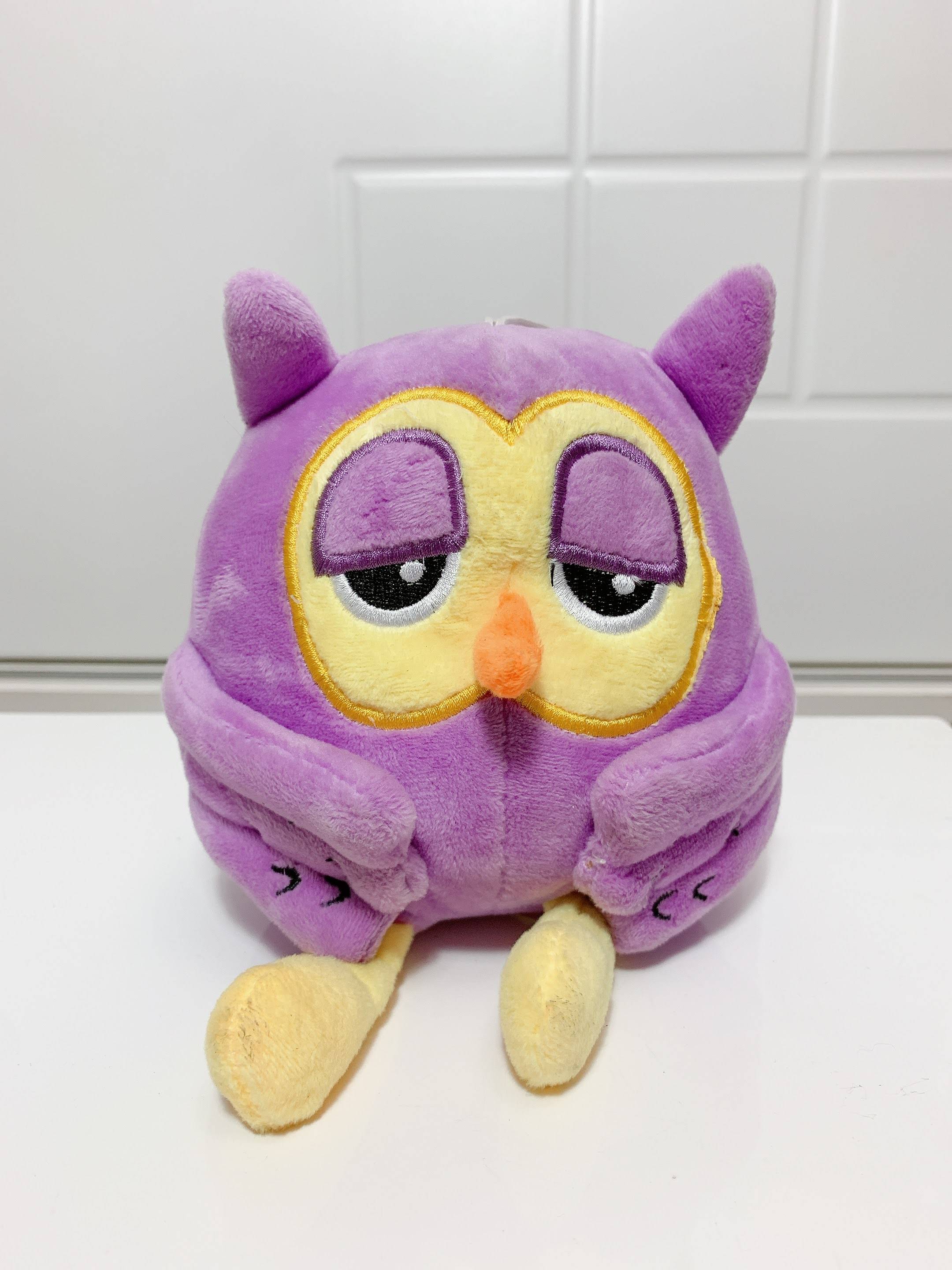 Coruja Lilás Pelúcia (P)
