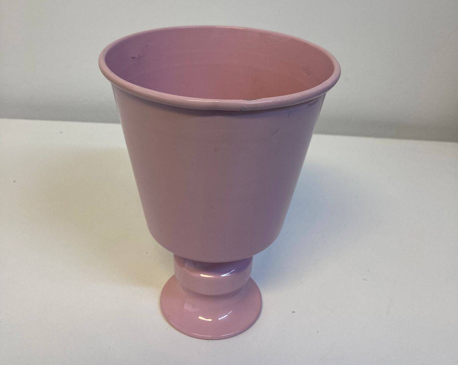 Mini Vaso Alumínio Rosa Bebê