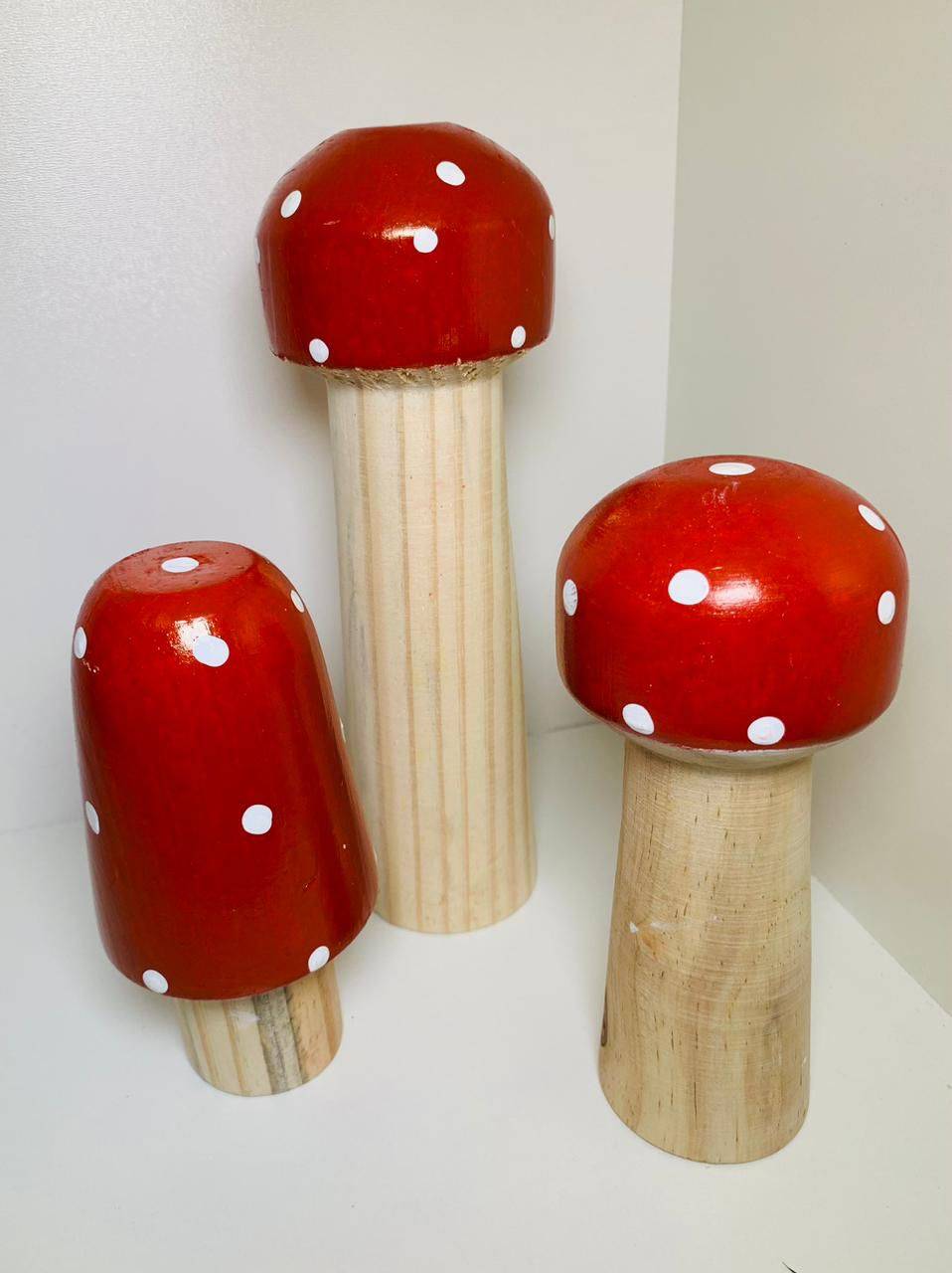Trio Cogumelo MDF