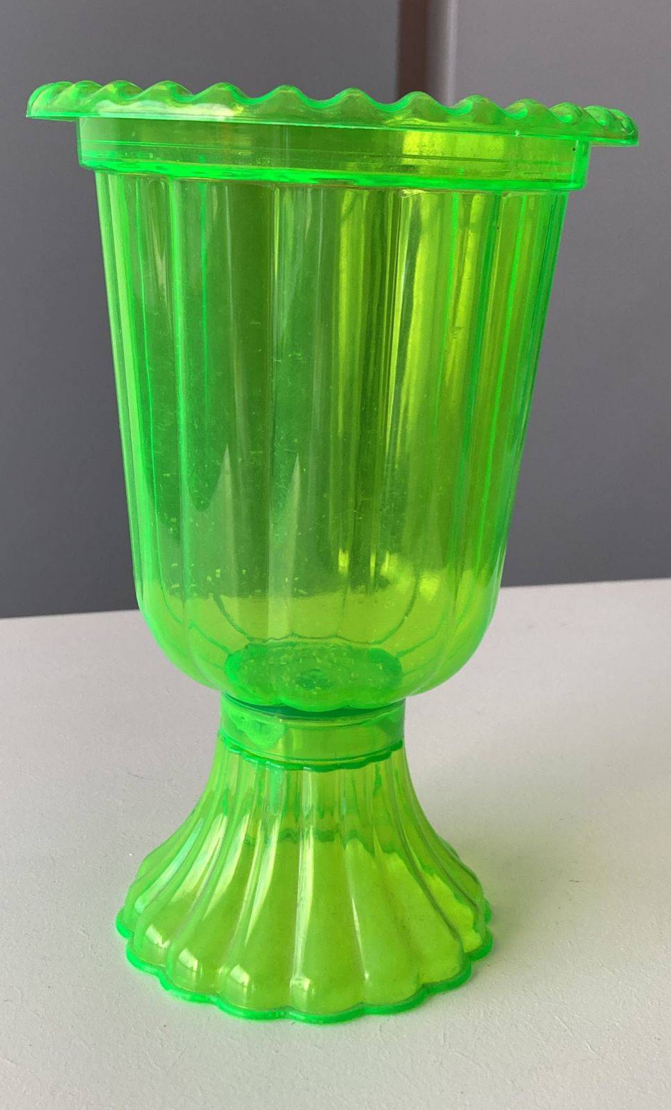 Vaso Verde Plástico Neon