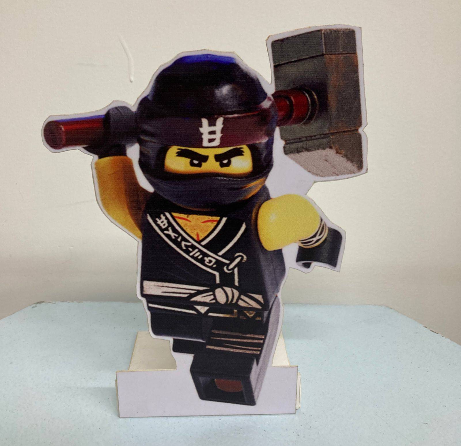 Mini Display Ninjago Preto Machado