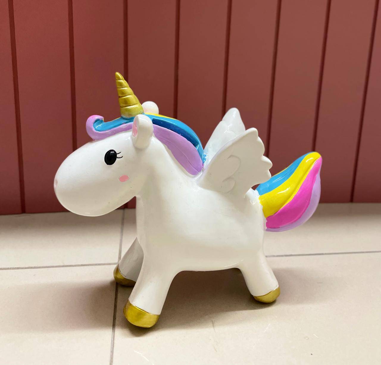Unicórnio Porcelana Colorido