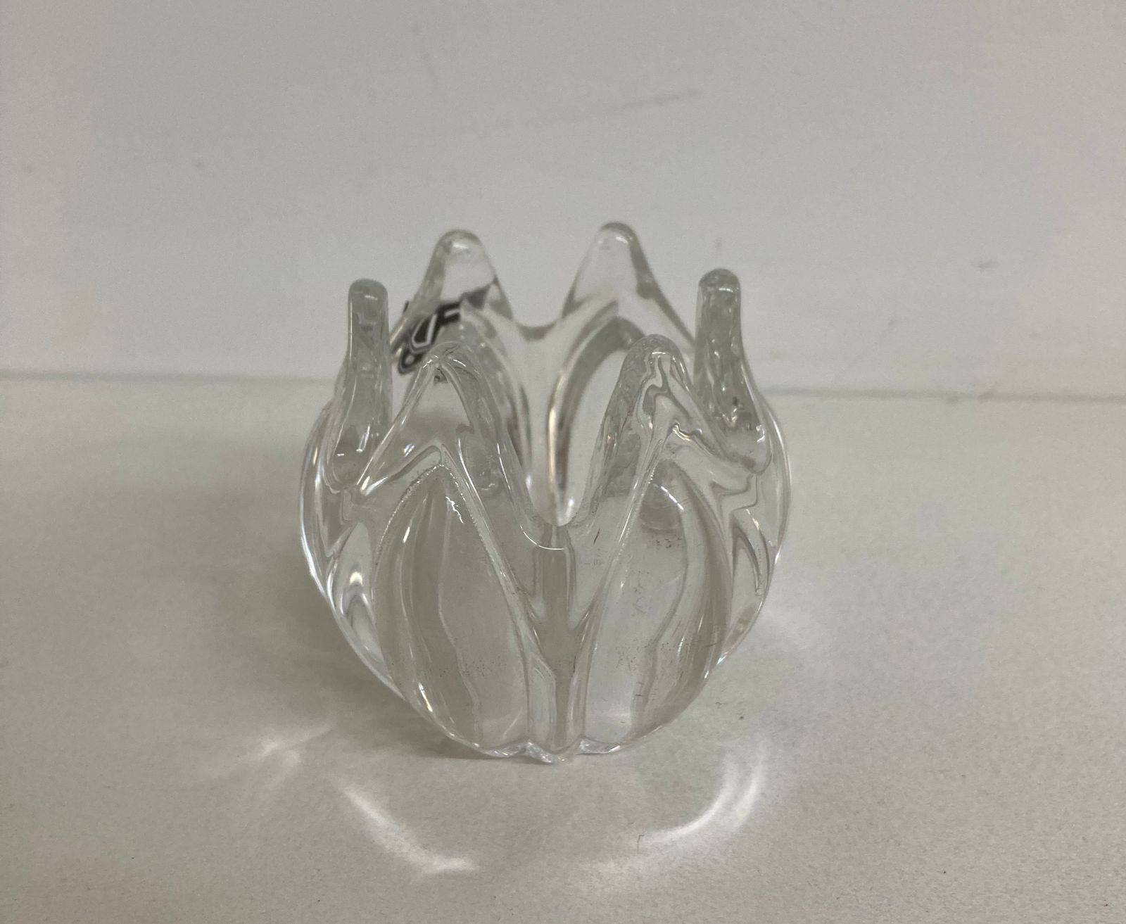 Porta-Vela Transparente Flor