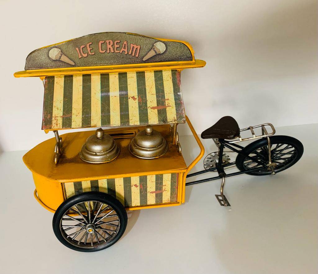 Carrinho Ice Cream Aço