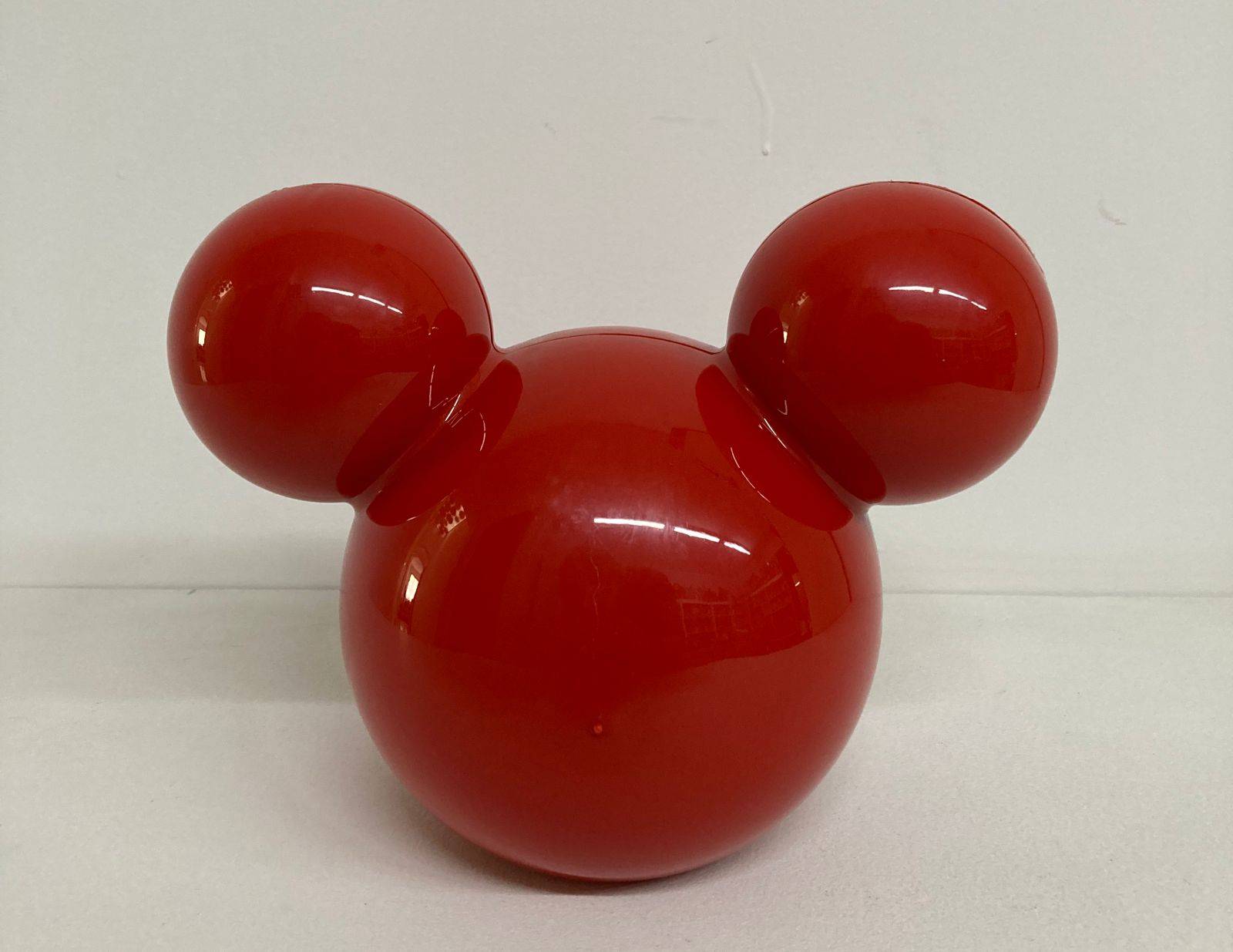 Cabeça Mickey Vermelha Plástico