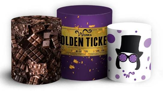 Cilindro Fantástica Fábrica de Chocolate