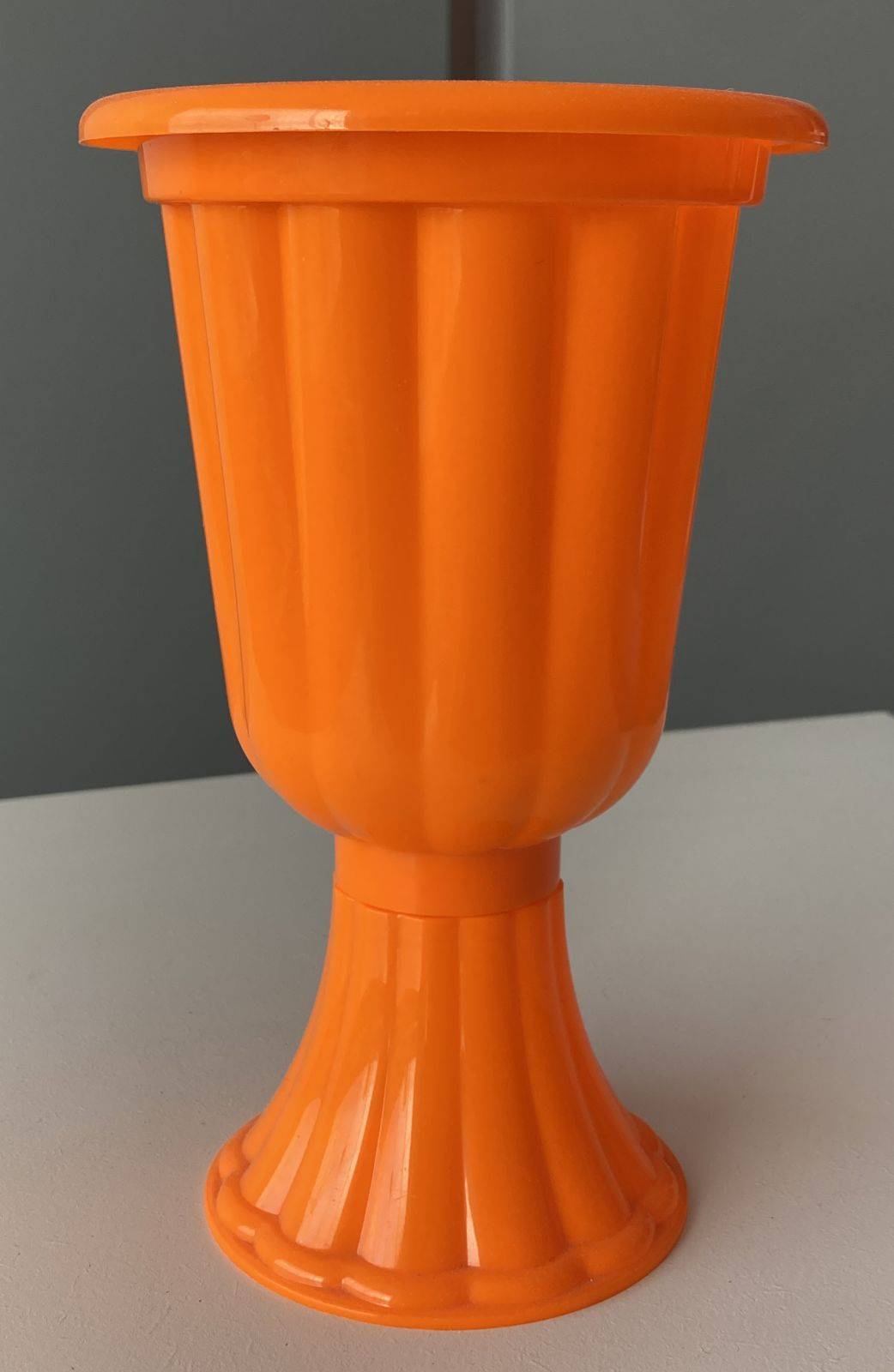 Vaso Laranja Plástico