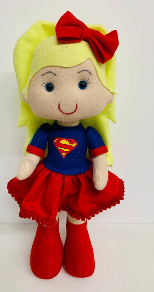 Boneca Super Girl Feltro