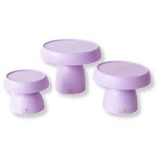 Trio boleira cogumelo cores tema