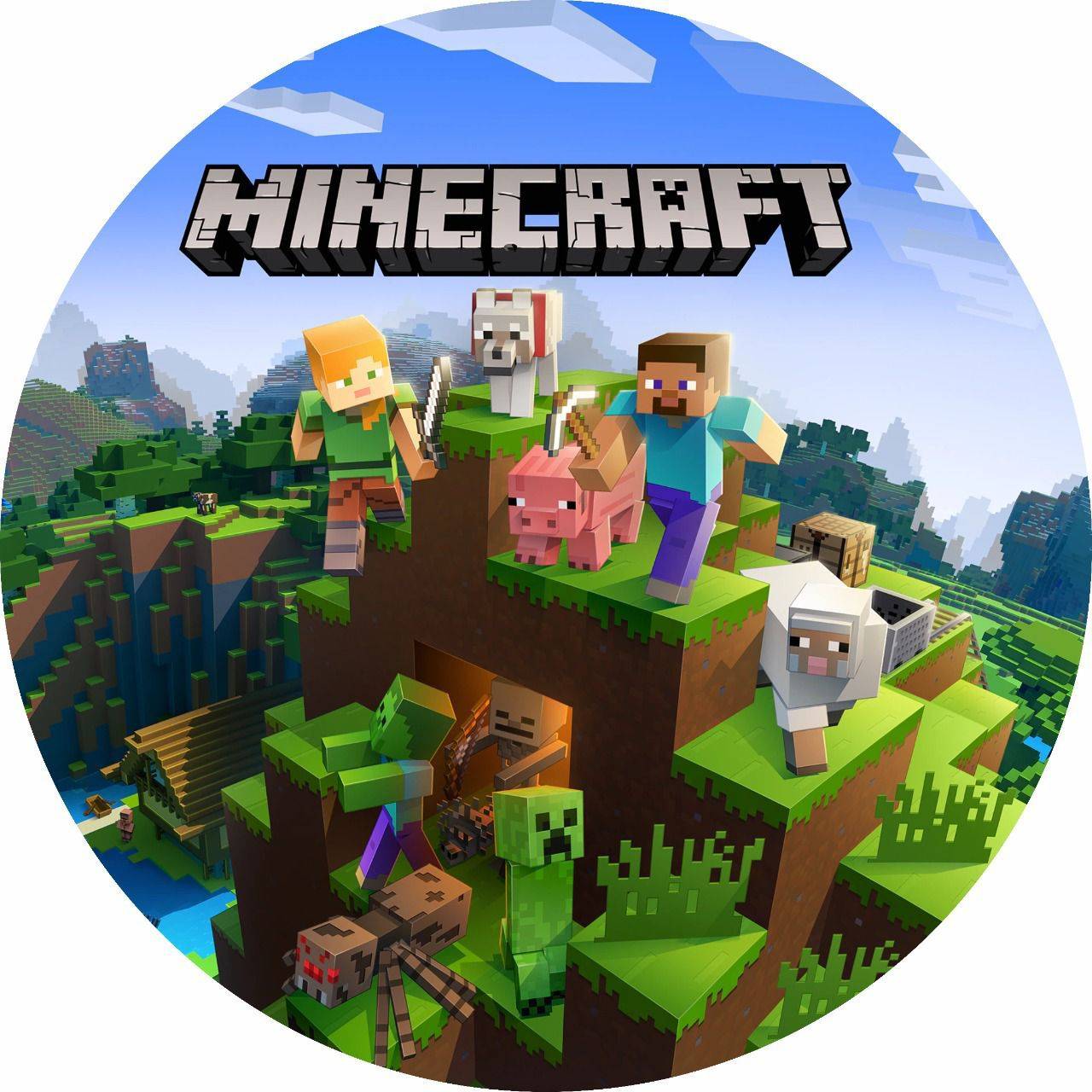 Painel Minecraft
