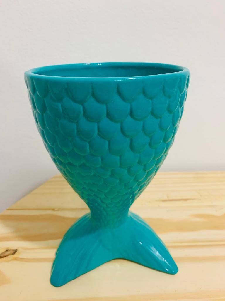 Vaso Rabo Sereia Verde