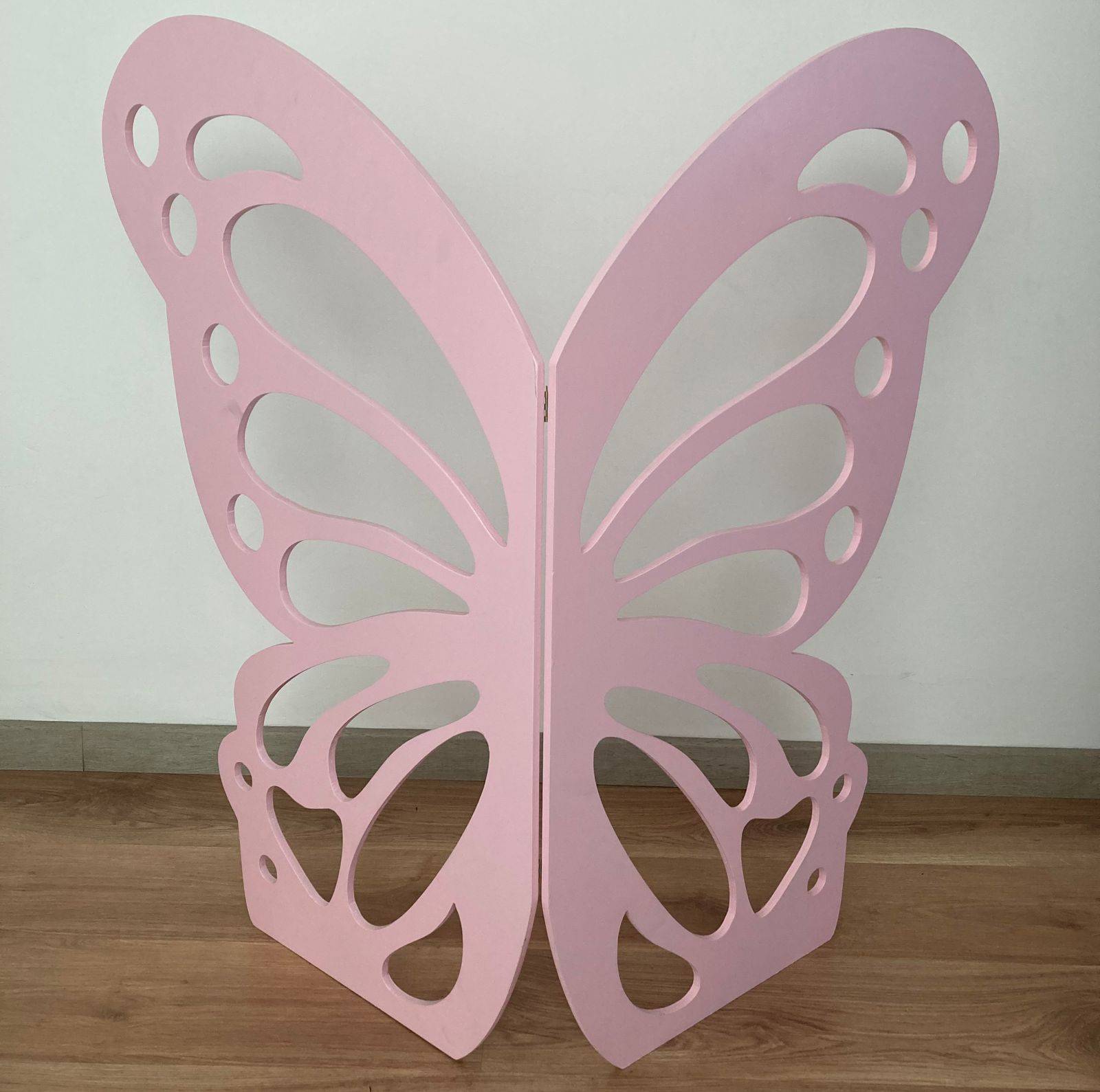 Borboleta Rosa Bebê MDF Dobrável