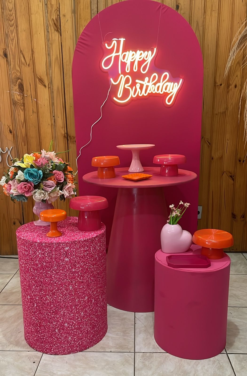 PINK COM GLITER