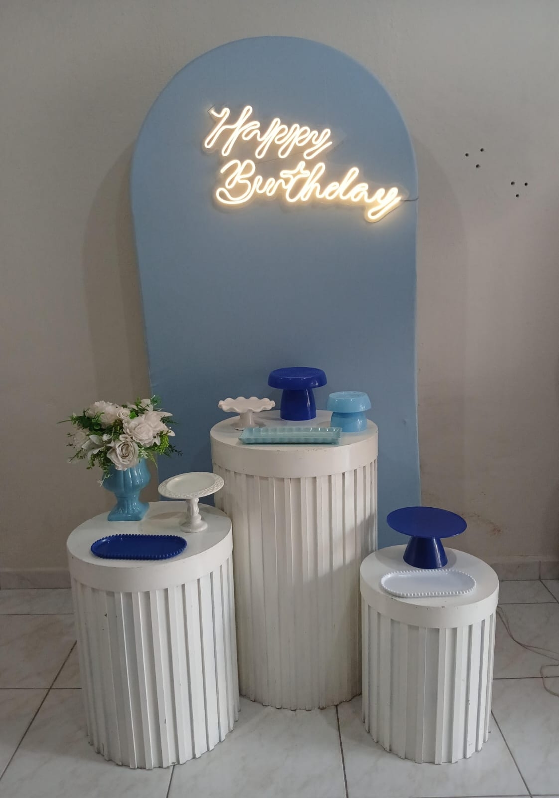 AZUL E BRANCO