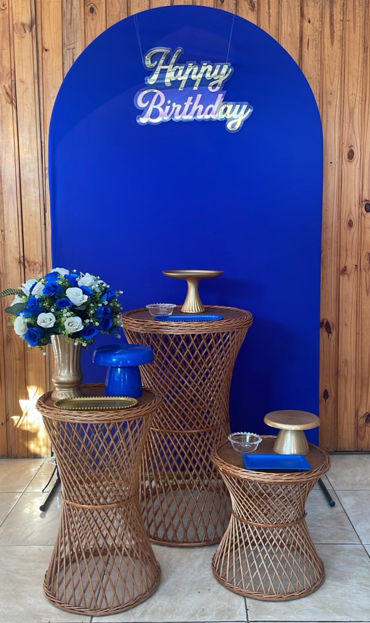 AZUL E DOURADO