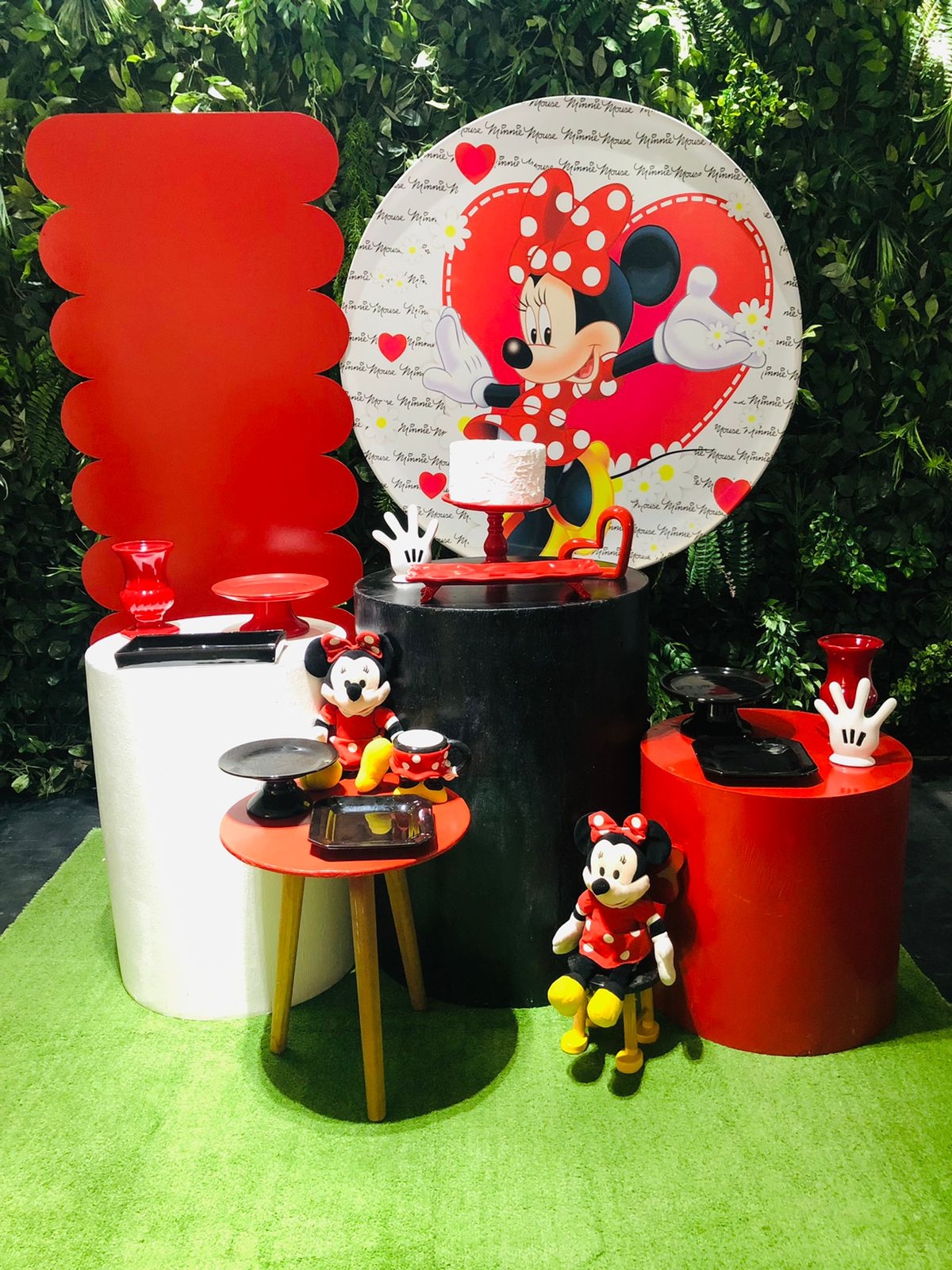 Kit pocket minnie vermelha 