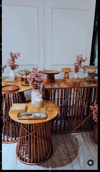 kit Rattan com painel boserie