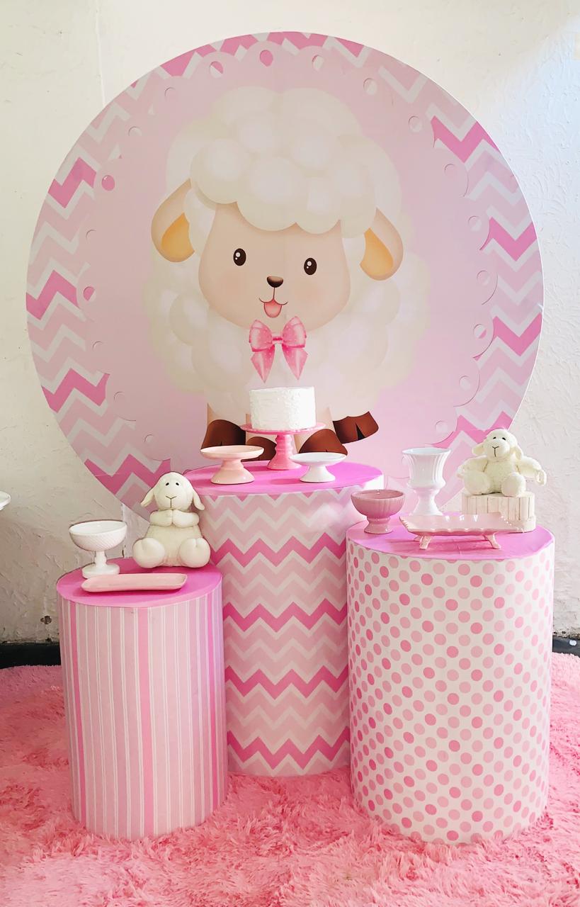 Kit ovelhinha rosa