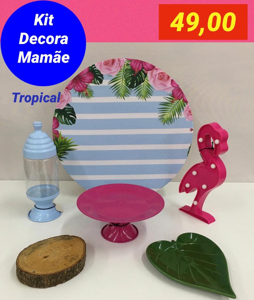 Kit Decora Mamãe tropical